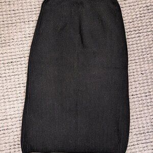 Everlane Black Sweater Midi Skirt